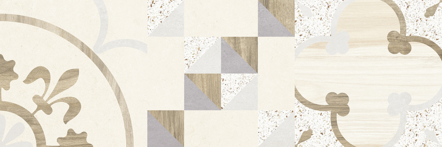 Woody Плитка настенная бежевый узор 25х75