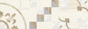 Woody Плитка настенная бежевый узор 25х75