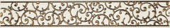 Анастасия Бордюр орнамент кремовый1504-0132 7,5х45