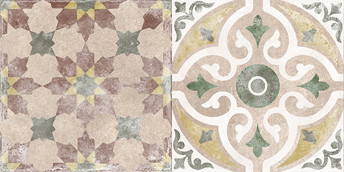 Atlas Плитка настенная бежевый микс 08-00-11-2457 20х40