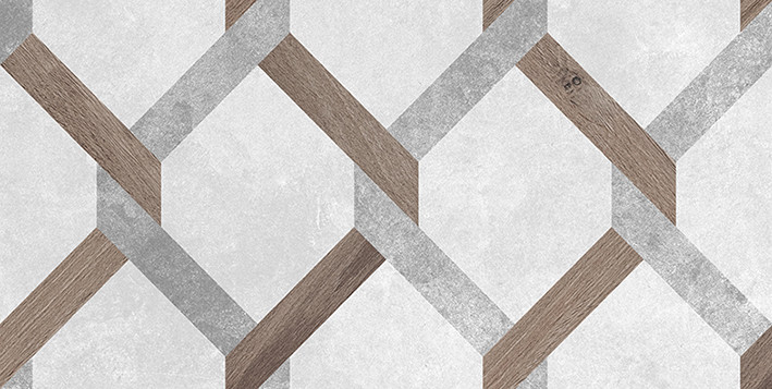 Atlas Плитка настенная серый узор 08-00-06-2459 20х40