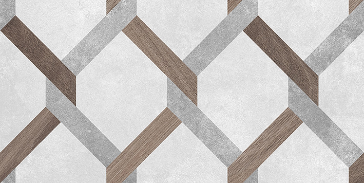 Atlas Плитка настенная серый узор 08-00-06-2459 20х40