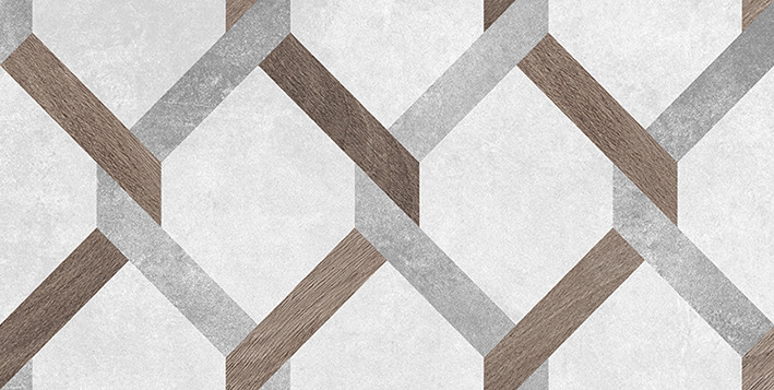 Atlas Плитка настенная серый узор 08-00-06-2459 20х40