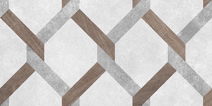 Atlas Плитка настенная серый узор 08-00-06-2459 20х40