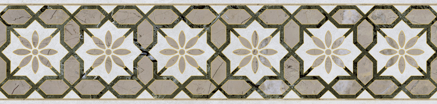 Серенада Бордюр 5 глянцевый обрезной VT\\A575\\11000R 30x7,2