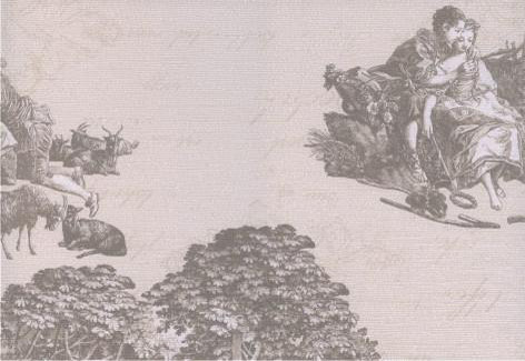 Пастораль 3 Декор / тип 2 27,5х40