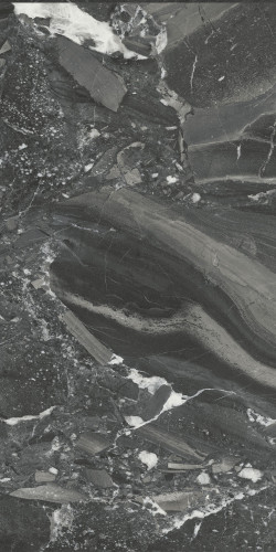 Риальто Плитка настенная чёрный глянцевый обрезной 48007R 40x80