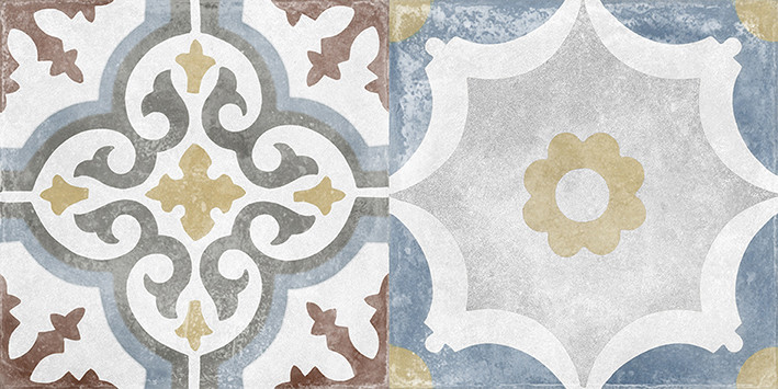 Atlas Плитка настенная серый микс 08-00-06-2457 20х40