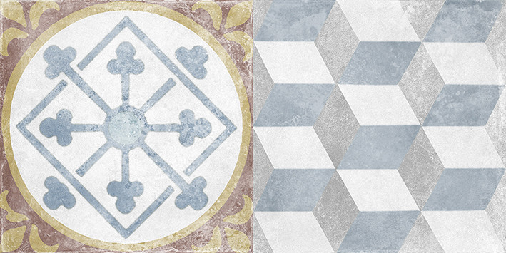 Atlas Плитка настенная серый микс 08-00-06-2457 20х40