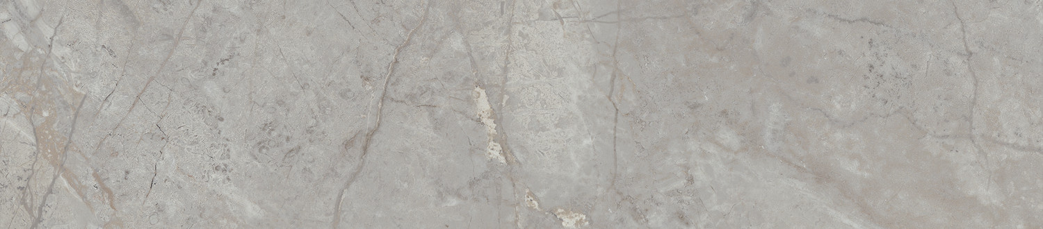 Кантата Бордюр Багет серый светлый глянцевый BLE025 25x5,5