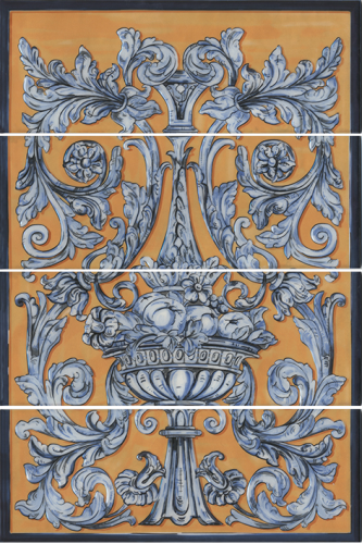 Площадь Испании Панно HGD\\B347\\4х\\15129 60х40