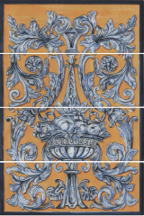 Площадь Испании Панно HGD\\B347\\4х\\15129 60х40