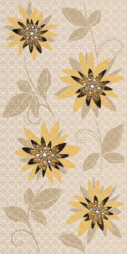 Белла бежевый Декор 10-03-11-215-0 25х50