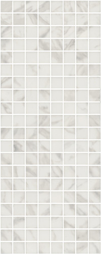 Алькала Декор белый мозаичный MM7203 20х50