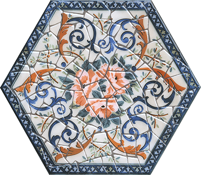 Парк Гуэля Декор лаппатированный HGD\\A383\\SG2700L 29х33,4