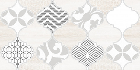 Мореска Декор 2 бежевый 1641-8626 20х40