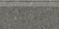 Чеппо ди Гре Ступень антрацит матовый обрезной DD606220R\\GR 30x60