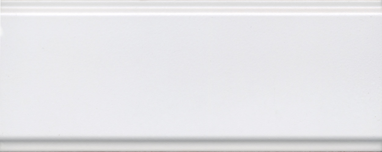 Магнолия Бордюр белый матовый обрезной BDA022R 12х30