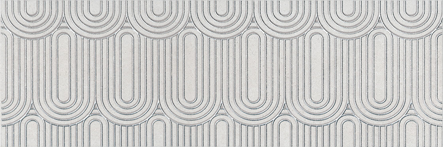 Безана Декор серый светлый обрезной OP\\A201\\12136R 25х75