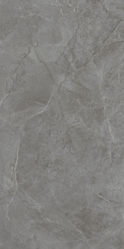 Риальто Плитка настенная серый тёмный глянцевый обрезной 48021R 40x80