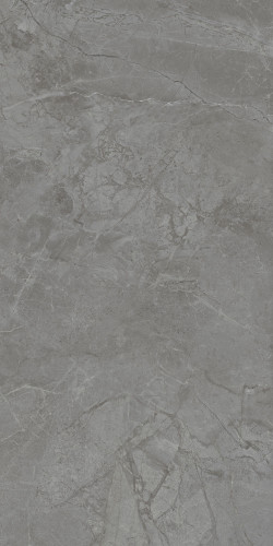 Риальто Плитка настенная серый тёмный глянцевый обрезной 48021R 40x80