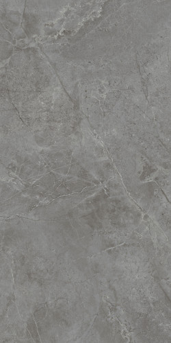 Риальто Плитка настенная серый тёмный глянцевый обрезной 48021R 40x80