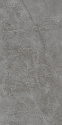 Риальто Плитка настенная серый тёмный глянцевый обрезной 48021R 40x80