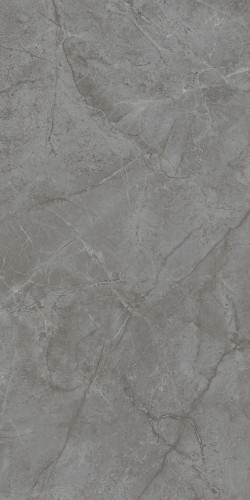 Риальто Плитка настенная серый тёмный глянцевый обрезной 48021R 40x80