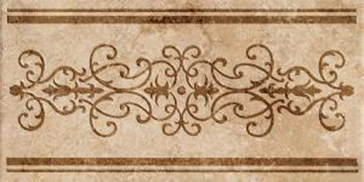 Натураллайф Стоун Нат вставка Нинфеа 30х60 паттинированная