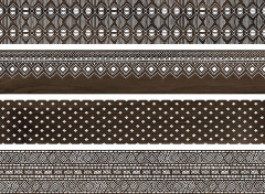 Про Вуд Керамогранит коричневый декорированный обрезной DL510400R 20х119,5