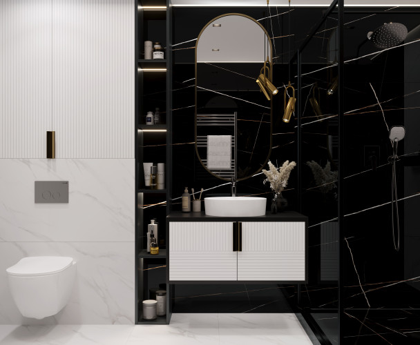 Lawa Black Керамогранит черный 60х120 Полированный